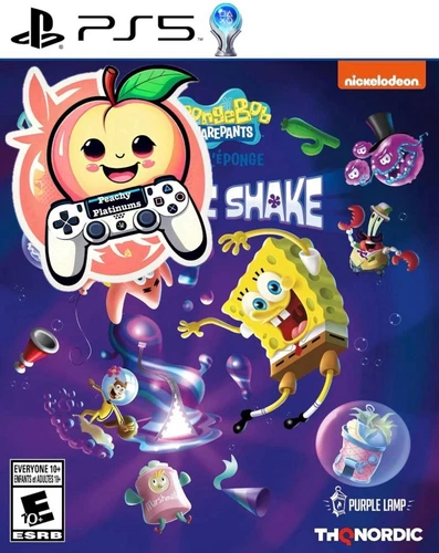 Spongebob Squarepants: The Cosmic Shake PS5 Platinum Trophy Service
