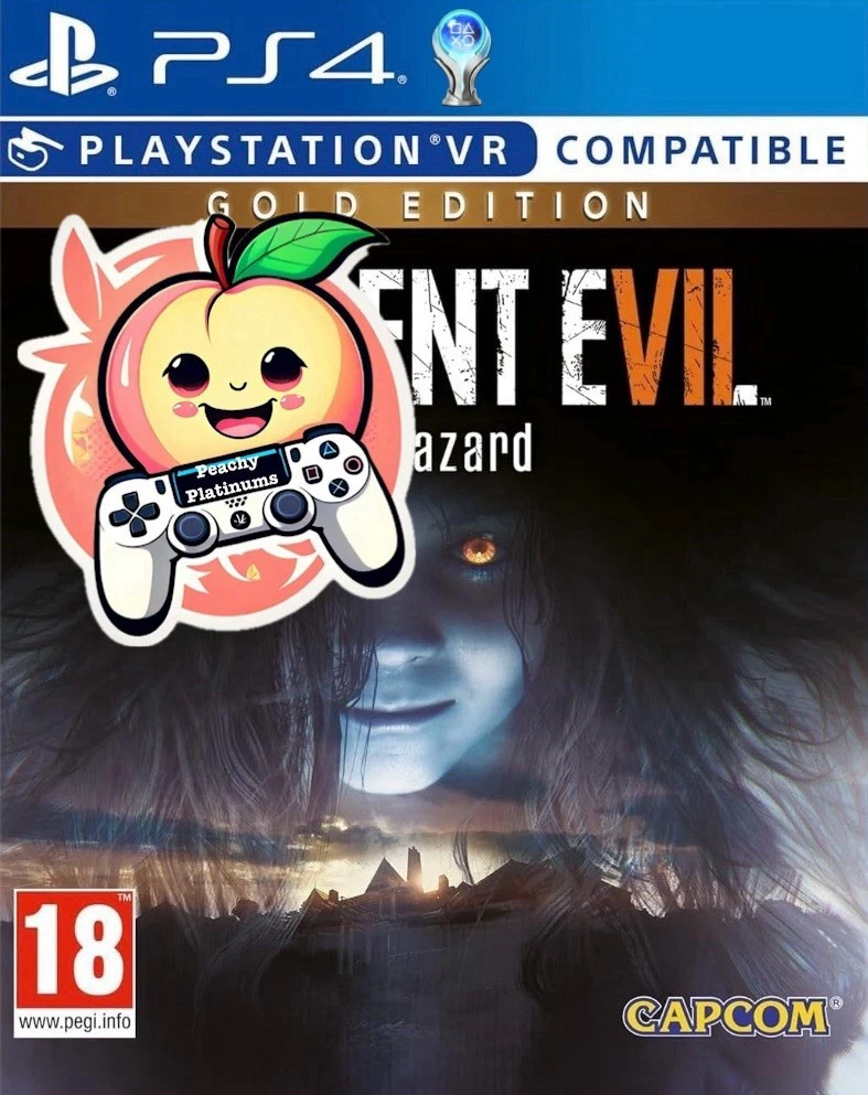 Resident Evil 7 (+DLC) PS4 Platinum Trophy Service