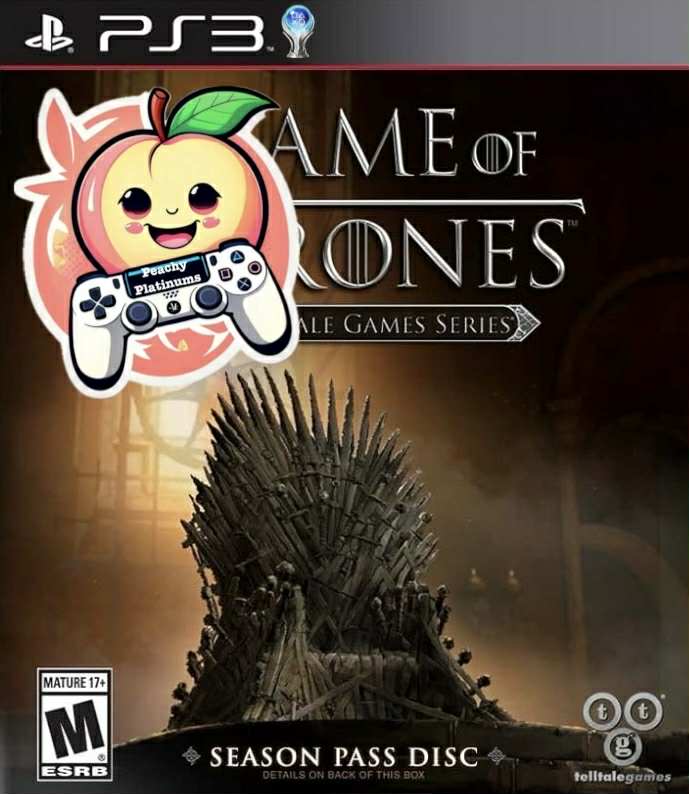 Game Of Thrones PS4 Platinum Trophy Service