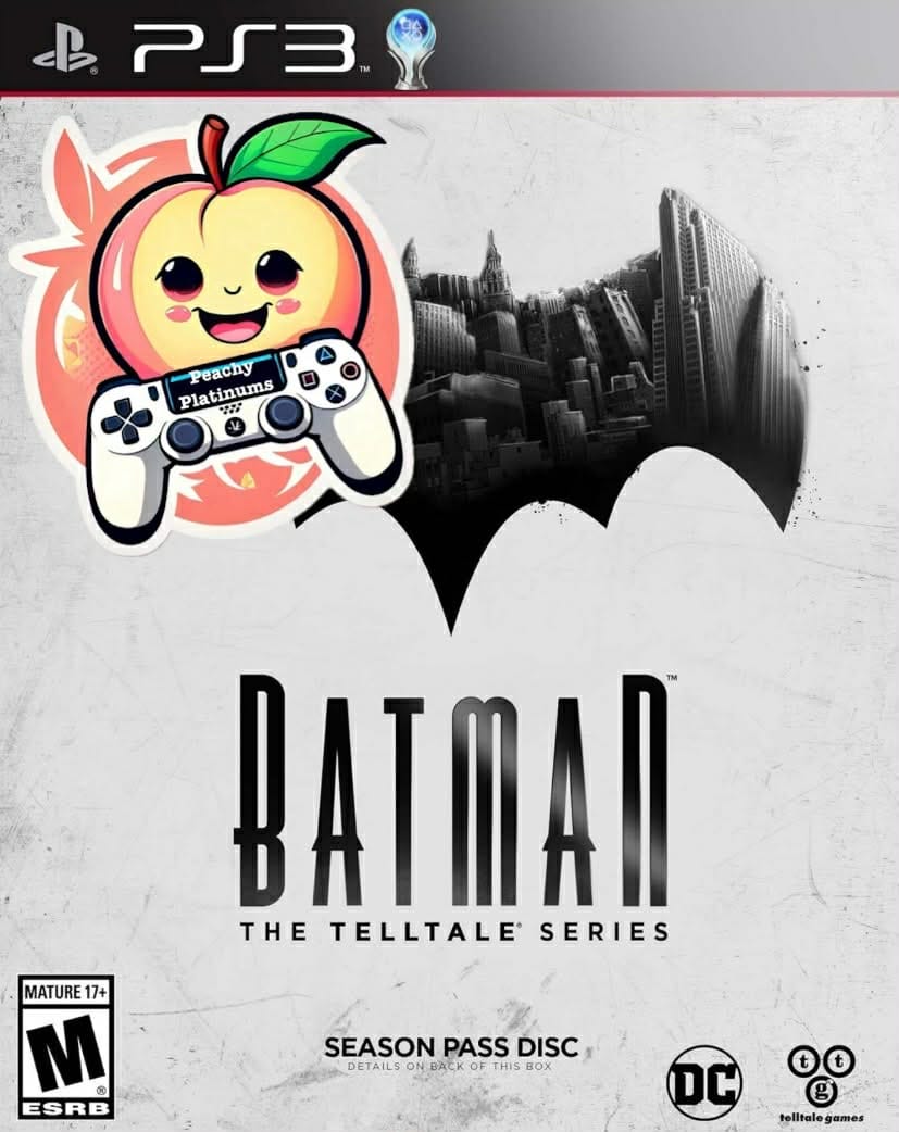 Batman The Telltale Series PS3 Platinum Trophy Service