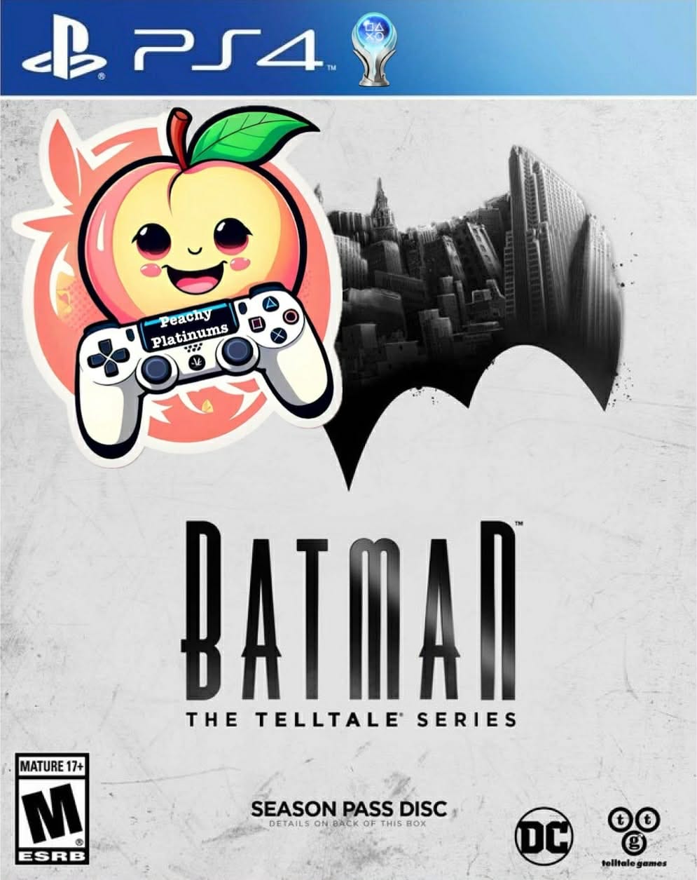 Batman The Telltale Series PS4 Platinum Trophy Service