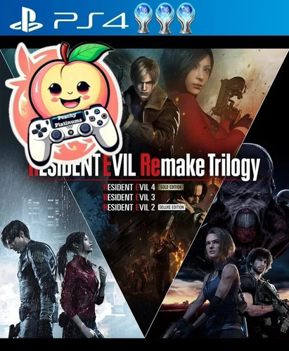 Resident Evil Remake Bundle PS4 or PS5 Platinum Trophy Service