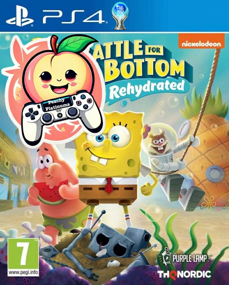 Spongebob Squarepants: Battle for Bikini Bottom PS4 Platinum Trophy Service