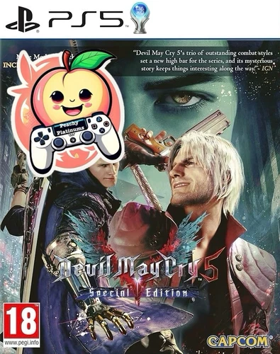 Devil May Cry 5 PS5 Platinum Trophy Service