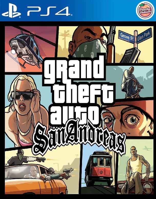 Grand Theft Auto: San Andreas PS4 Platinum Trophy Service