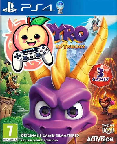 Spyro Reignited Trilogy PS4 Platinum Trophy Service